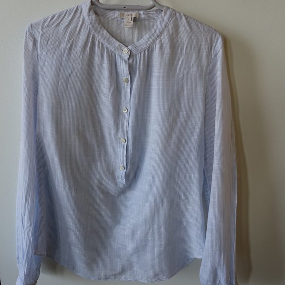 J. Crew Light Blue Tunic Top - Picture 10 of 10